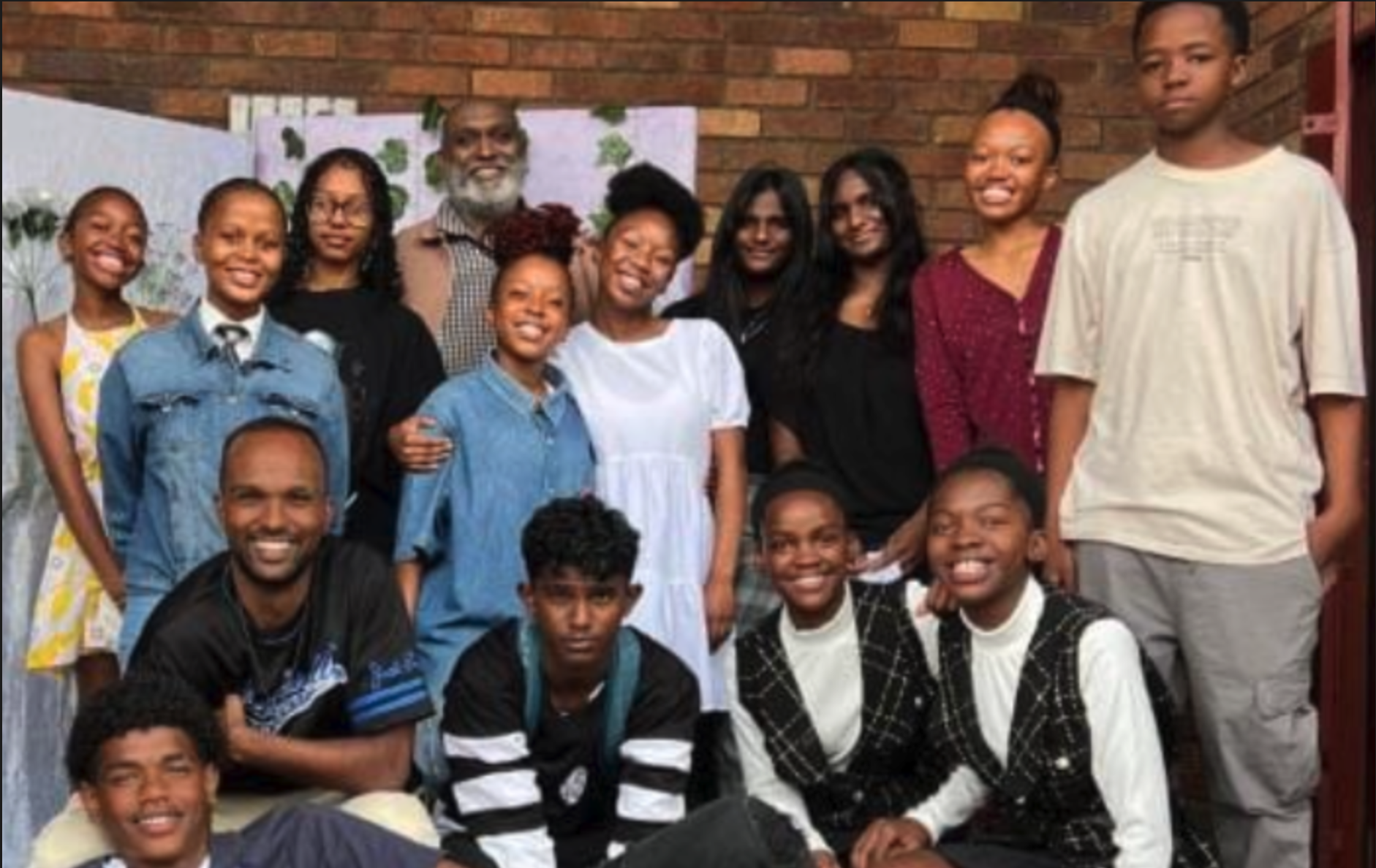 Youth group worship gathering